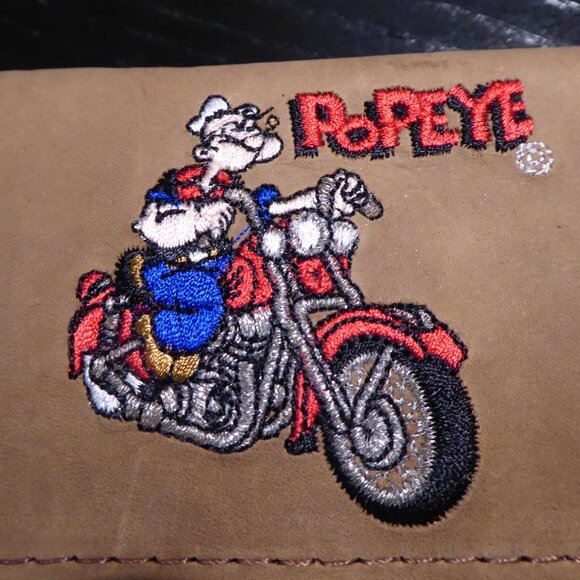 Genuine Leather Biker/Rodeo Trucker Wallet with chain - Picture 7 of 12